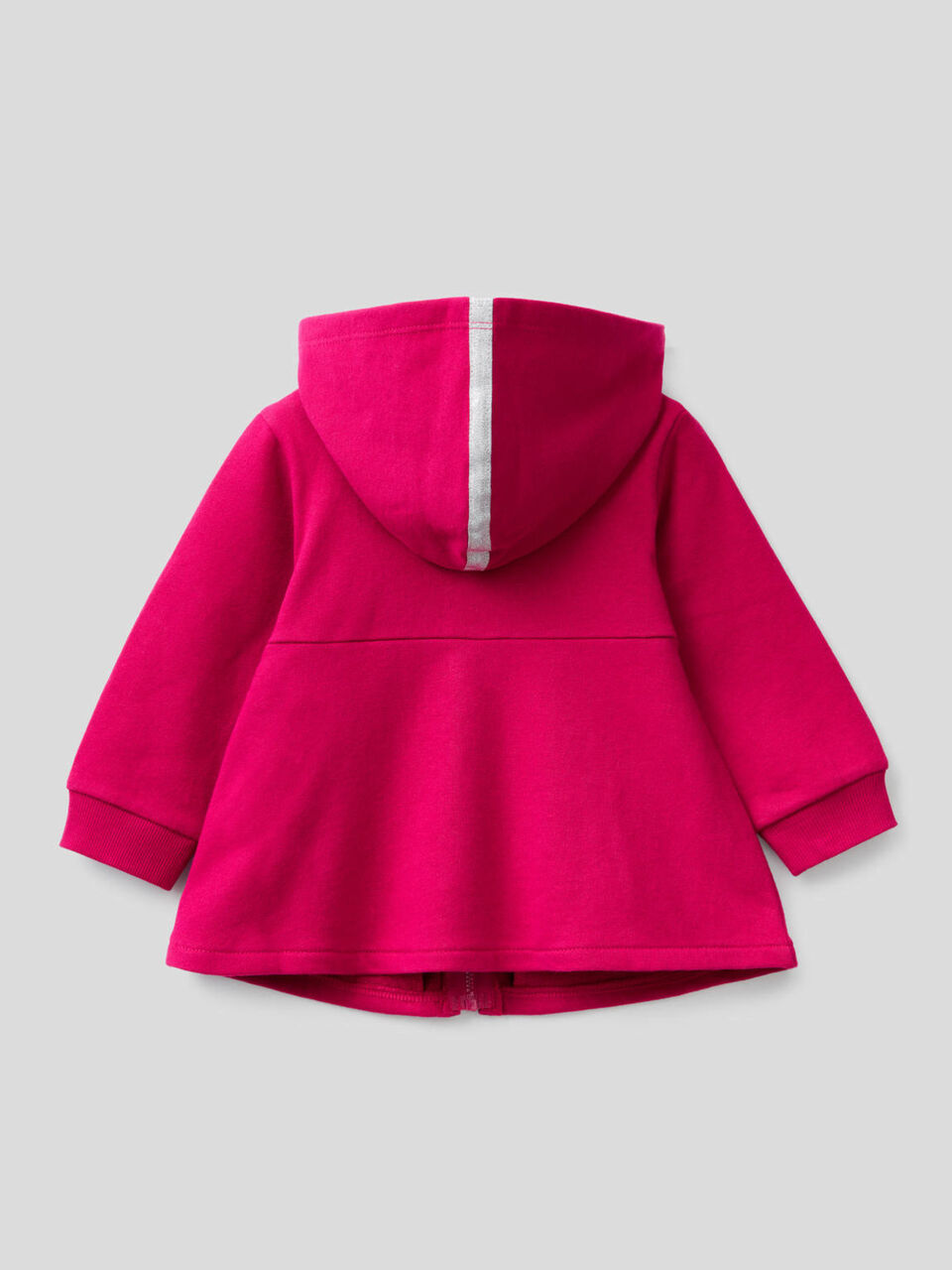 Flared sweatshirt with lurex details image number 2
