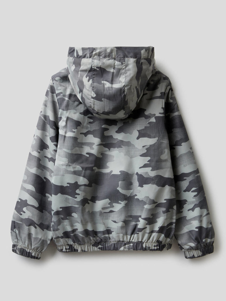 Camouflage jacket in technical fabric image number 2