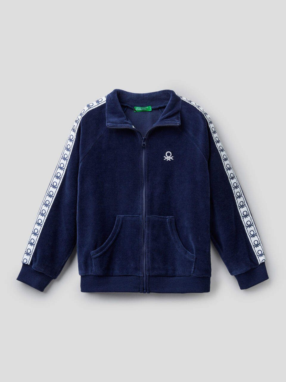 Chenille sweatshirt with logo image number 1