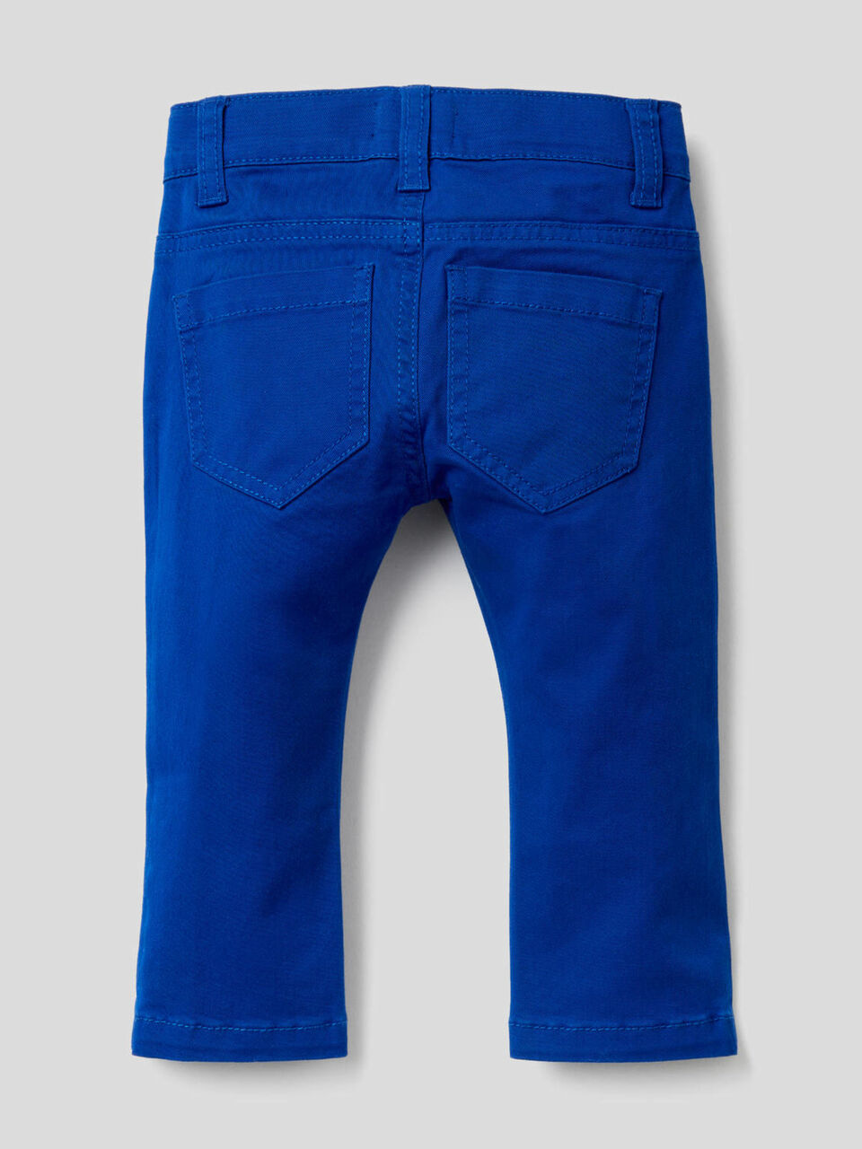 Slim fit trousers in stretch cotton image number 2