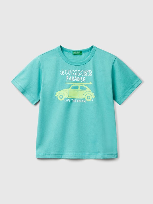 T-shirt with neon print Junior Boy