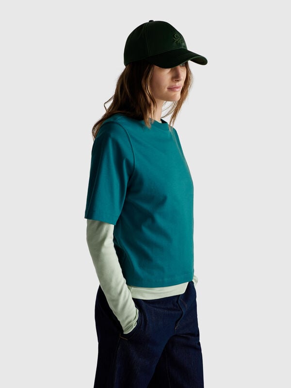 100% cotton boxy fit t-shirt Women