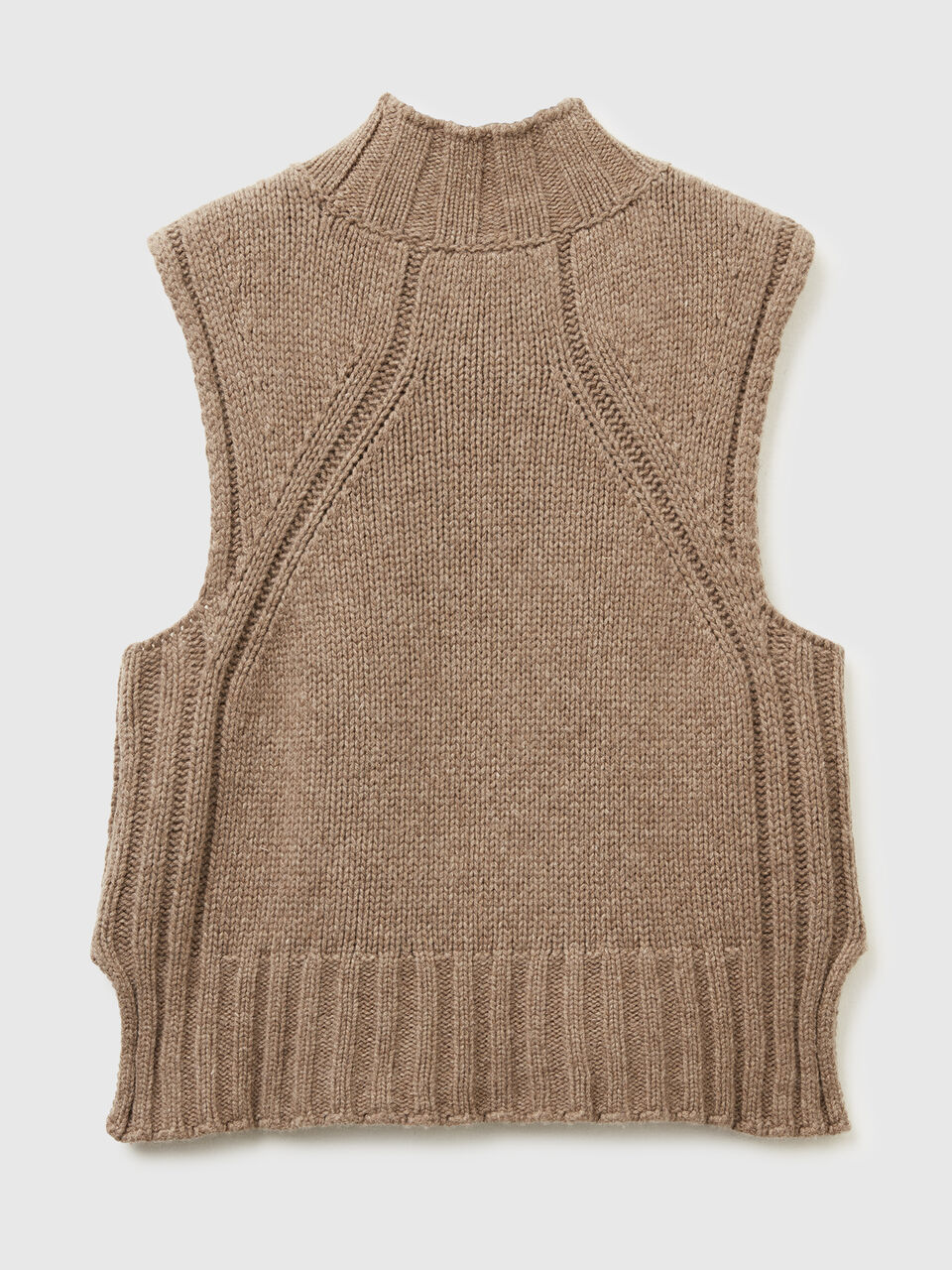 SLEEVELESS SWEATER Women image number null