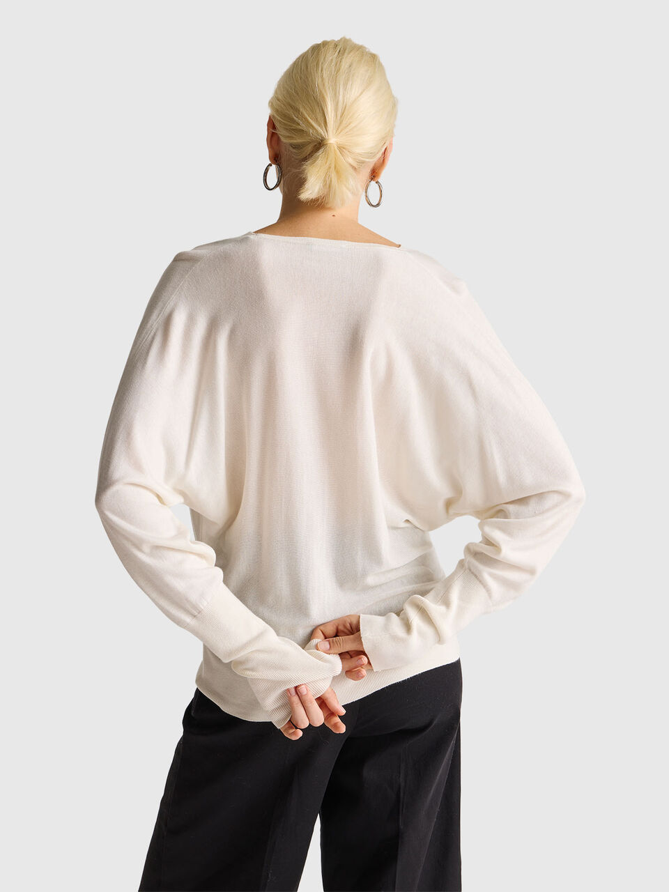 BOAT-NECK SWEAT.L/S Women image number null