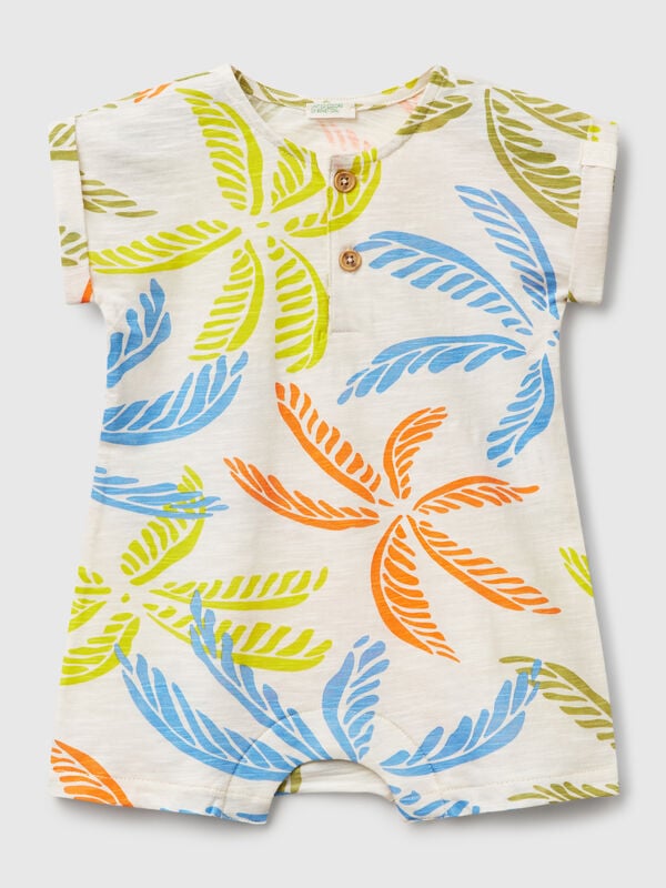 Onesie with tropical print New Born (0-18 months)