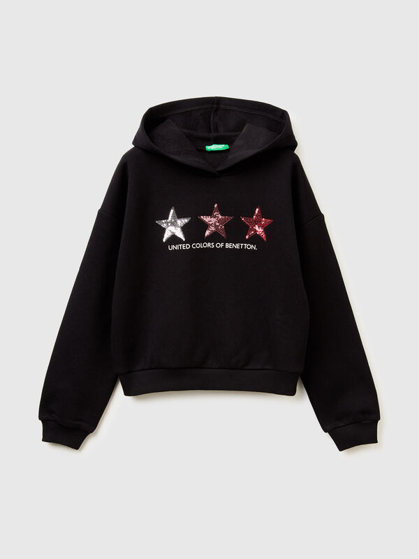 Hoodie with sequins Junior Girl
