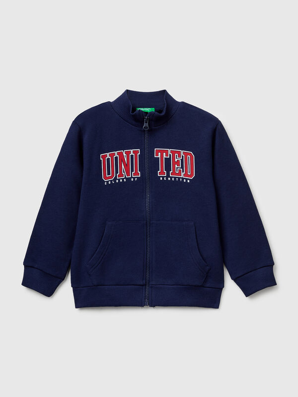 Cotton sweatshirt with zip Junior Boy