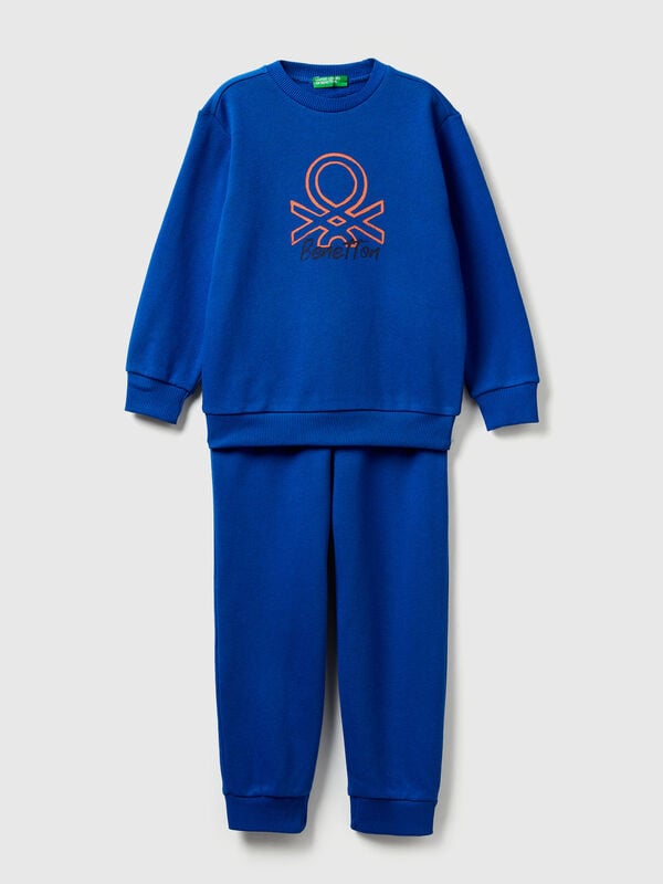 Sweat tracksuit with logo Junior Boy