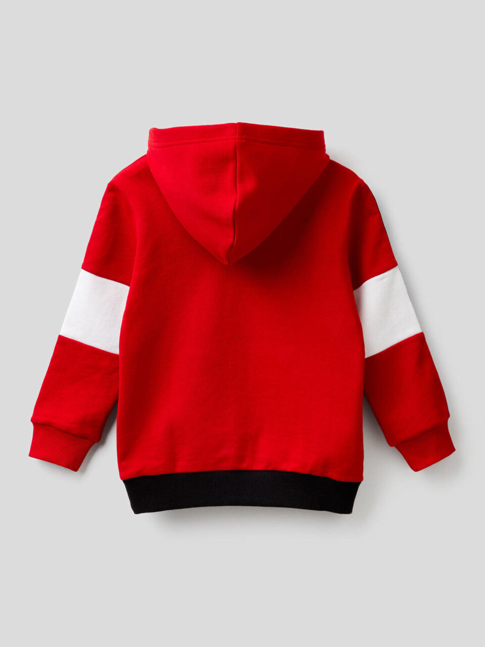 Color block sweatshirt in pure cotton image number 2