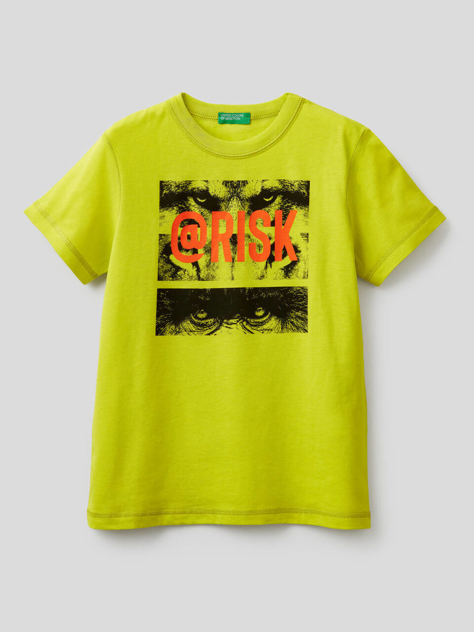 100% cotton t-shirt with print image number 1