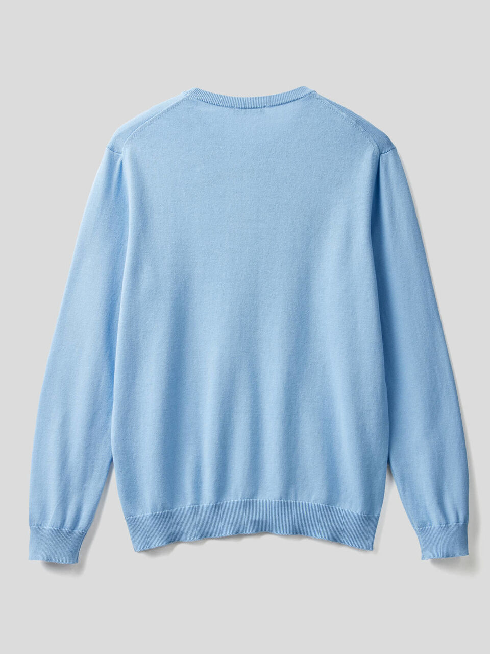 100% cotton crew neck sweater image number 2
