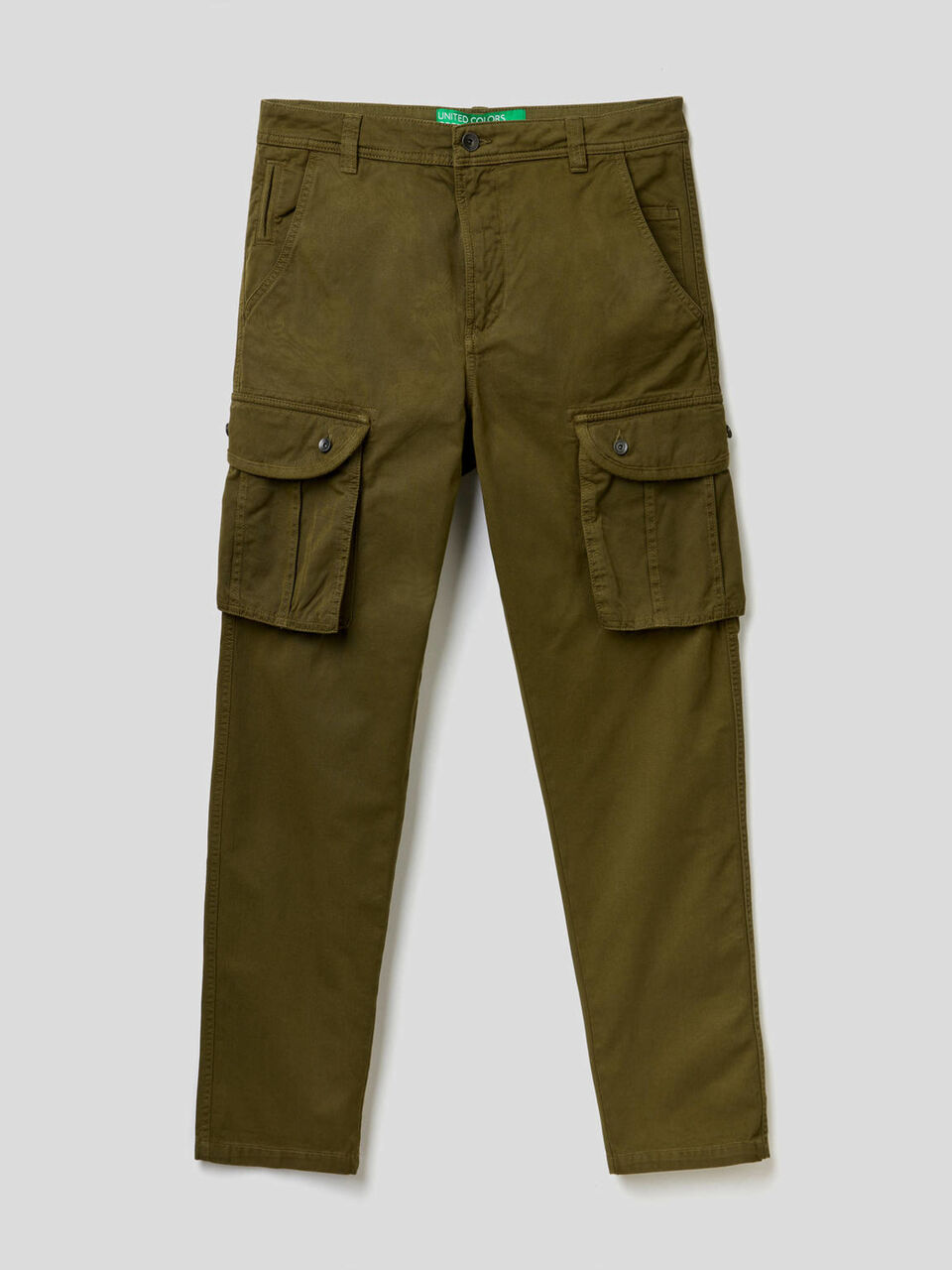 Cargo trousers in 100% cotton image number 1