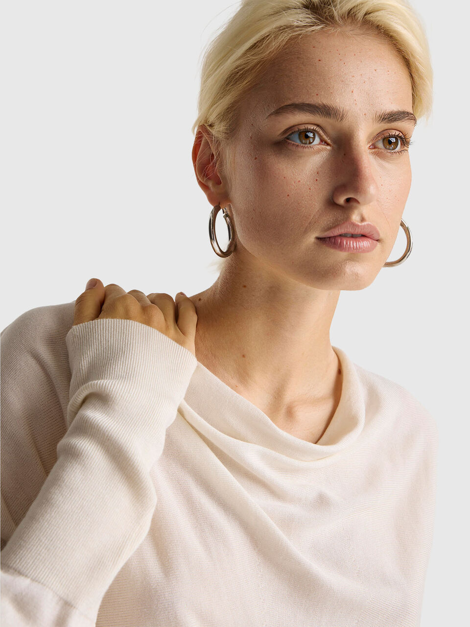 BOAT-NECK SWEAT.L/S Women image number null