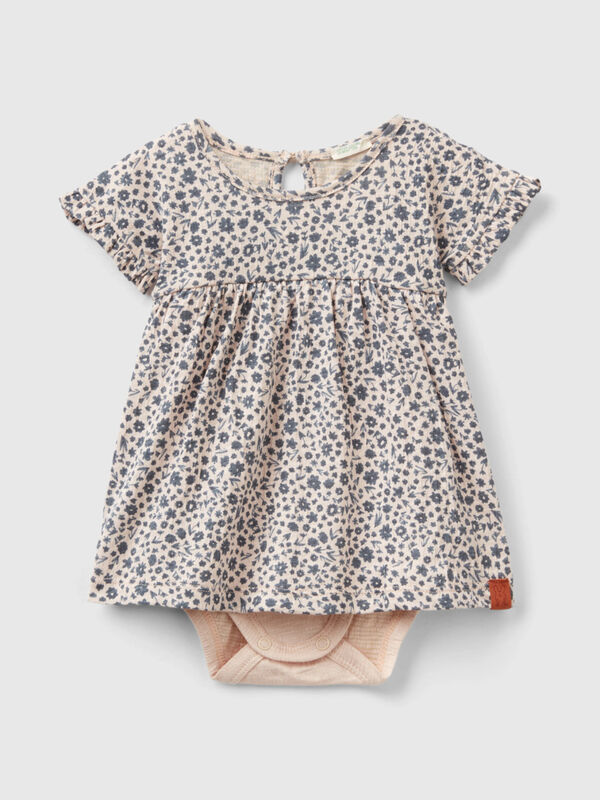 Floral dress with bodysuit New Born (0-18 months)