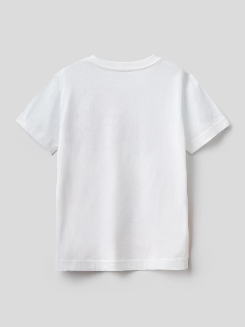 T-shirt with printed mesh insert image number 2