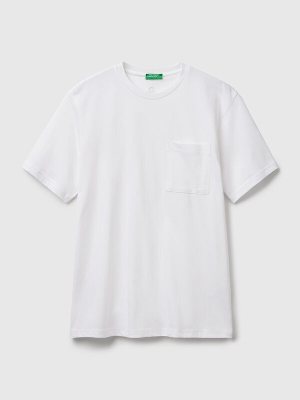 Cotton t-shirt with pocket Men