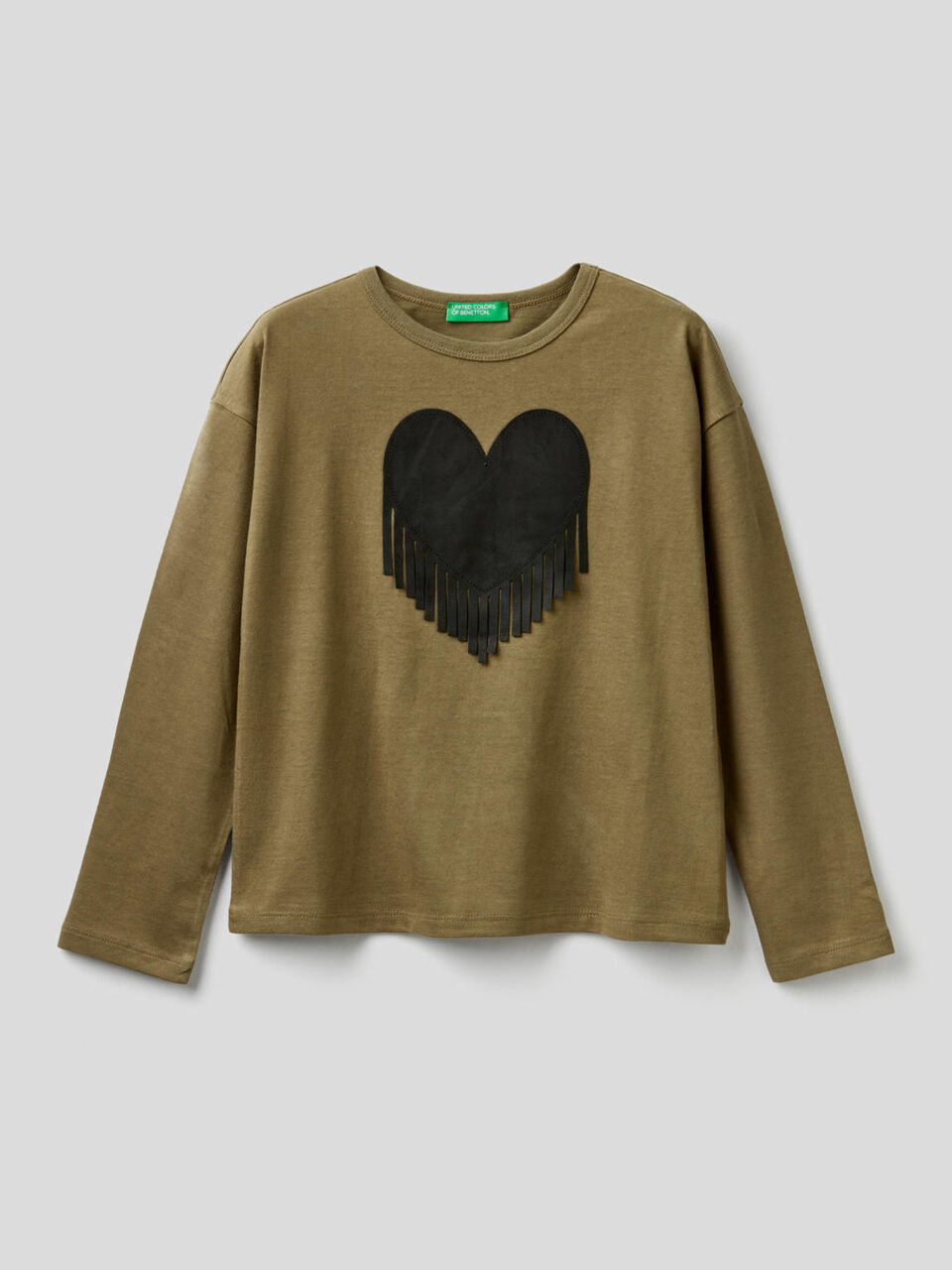 Long sleeve t-shirt with applique image number 1