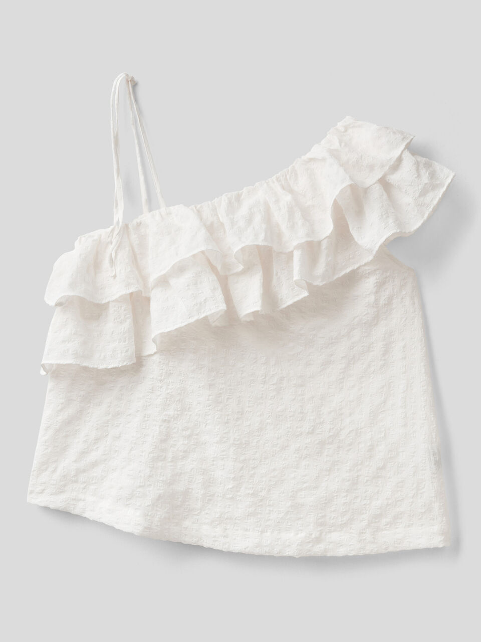 Top with double flounce image number 1