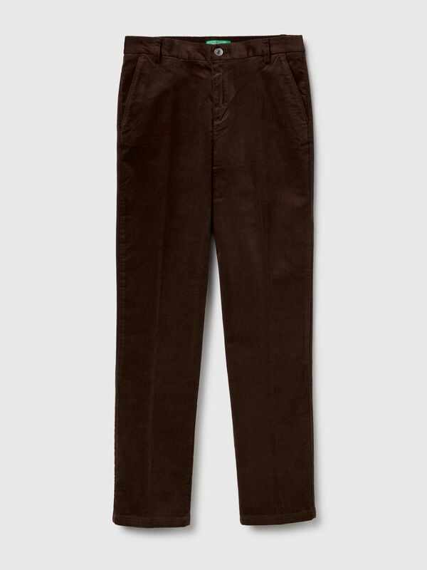 Stretch velvet chinos Stretch velvet chinos Women