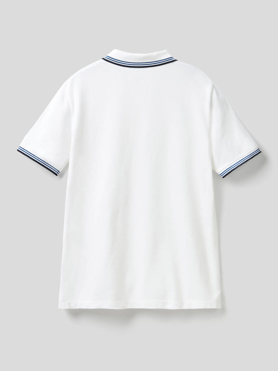 Short sleeve stretch cotton polo image number 2