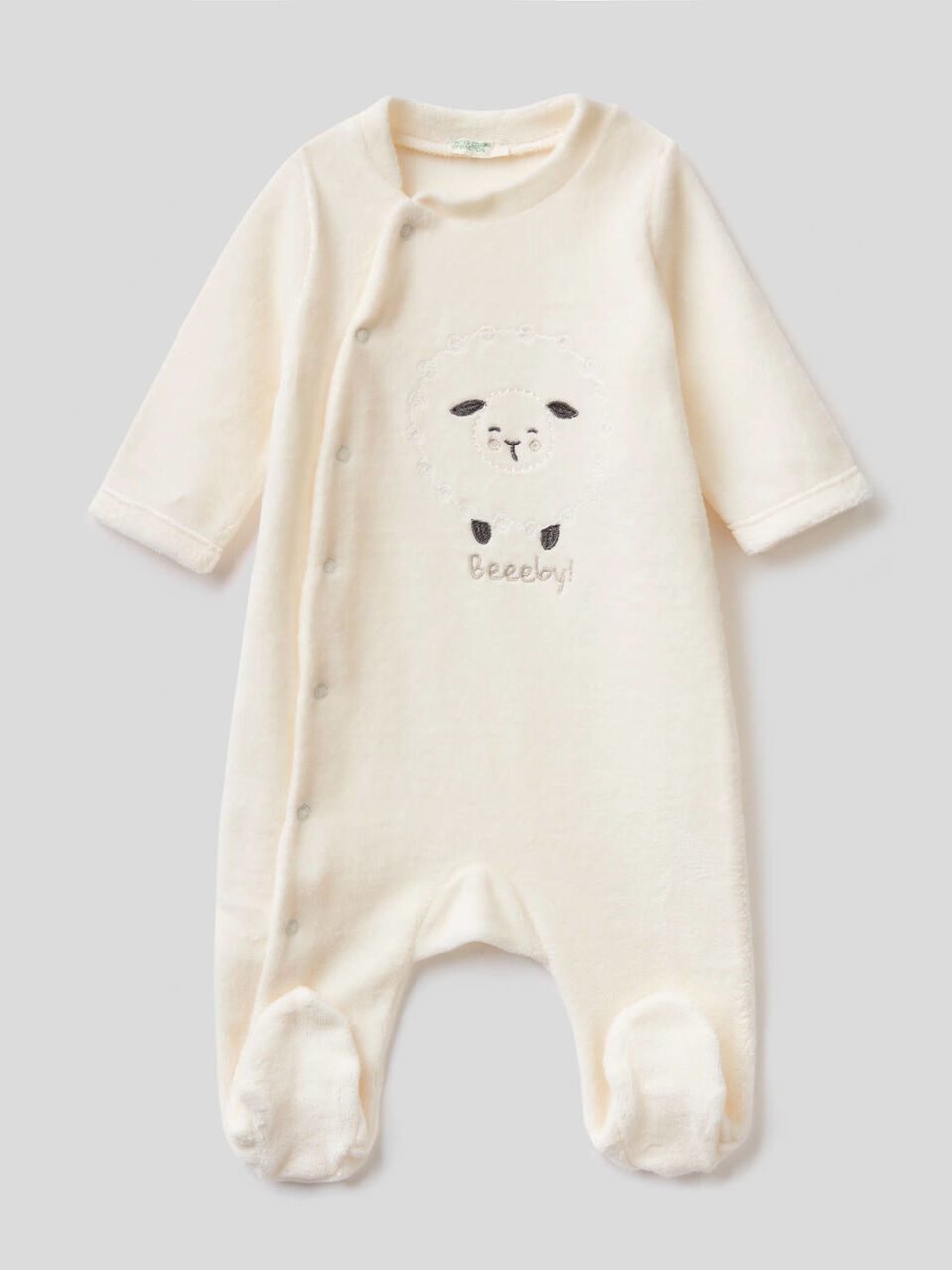 Onesie in cotton blend chenille image number 1