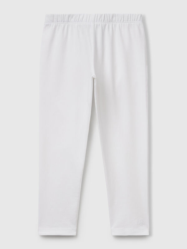 Stretch cotton leggings Junior Girl