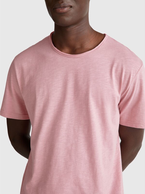 Slub cotton t-shirt Men