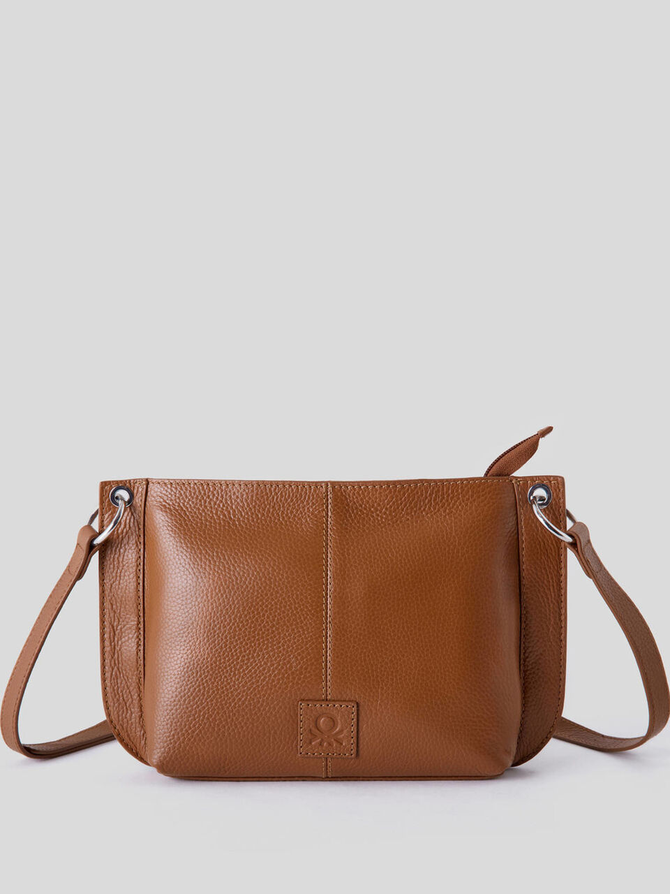 Crossbody bag in genuine leather image number 1