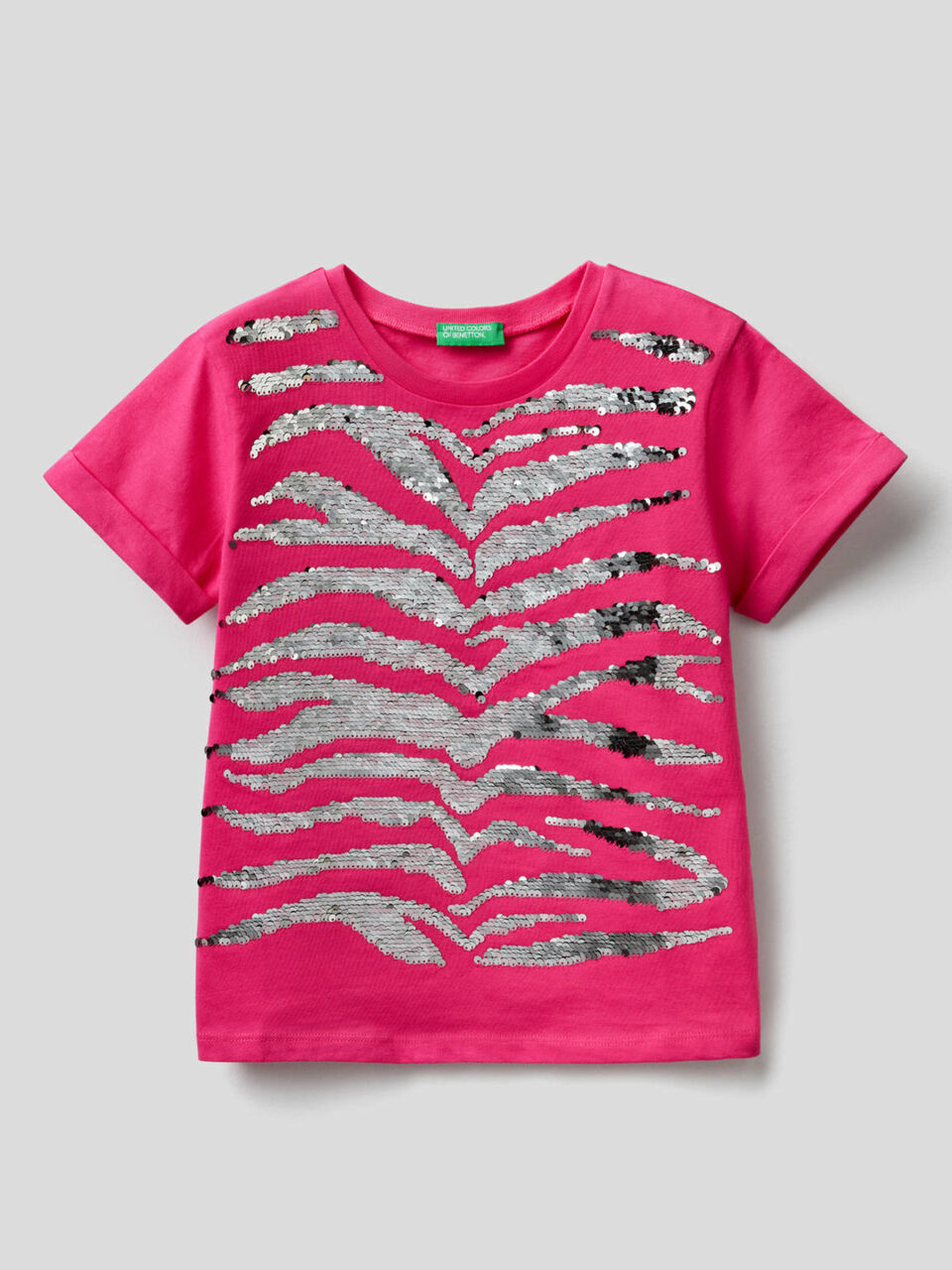 T-shirt with sequins image number 2