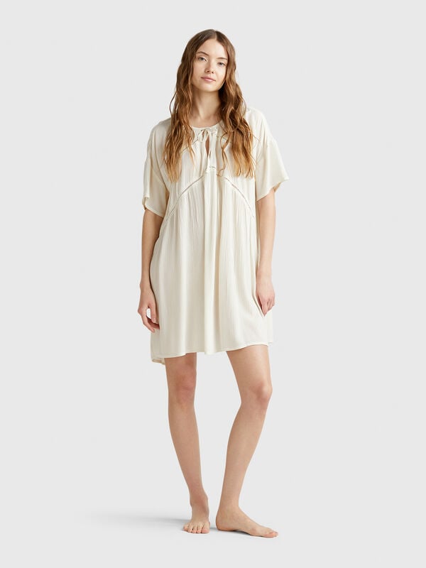 Short wide dress Women