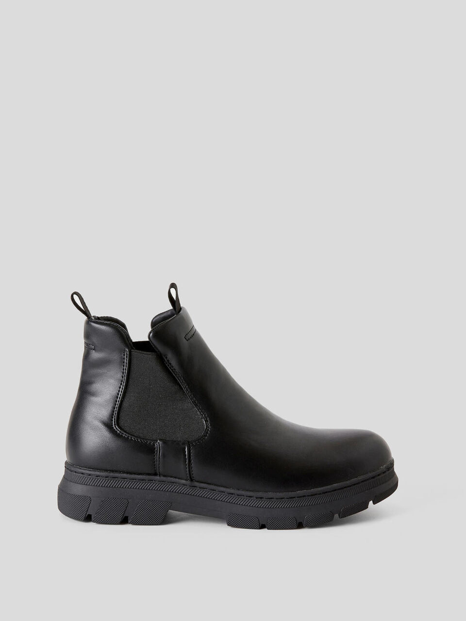 Ankle boots with lug sole image number 1