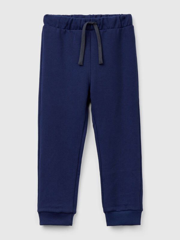 Cotton trousers with logo Junior Boy