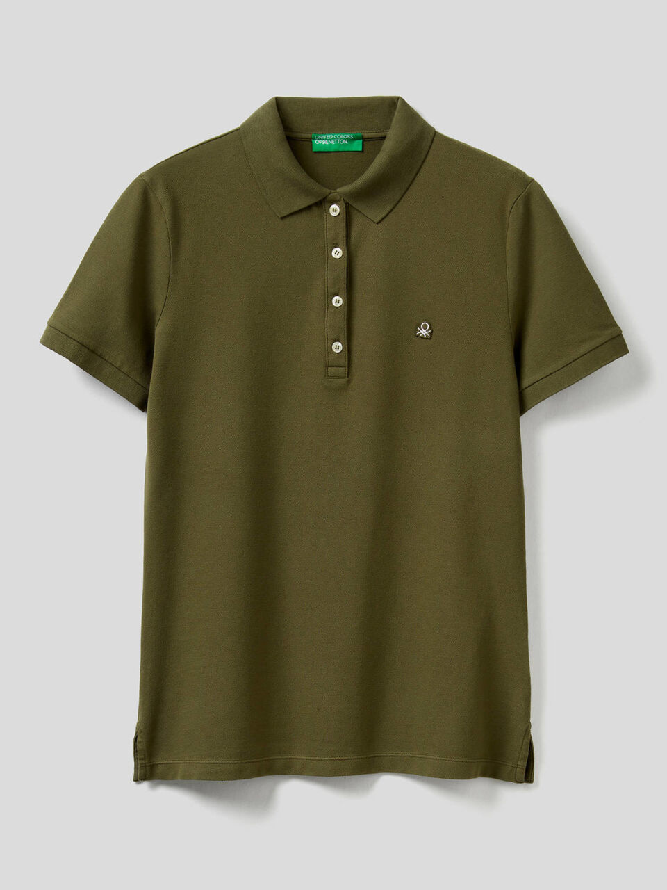 Stretch cotton polo image number null