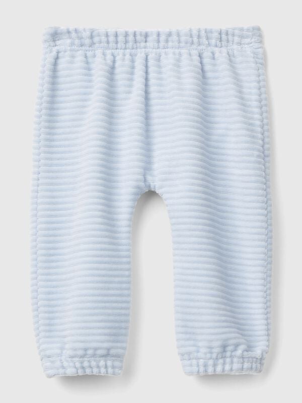 Chenille trousers with embroidery New Born (0-18 months)