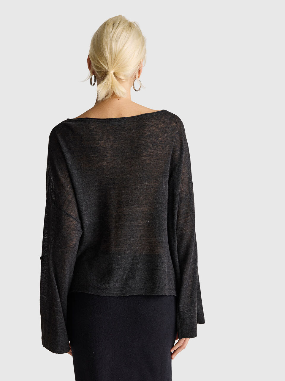 BOAT-NECK SWEAT.L/S Women image number null