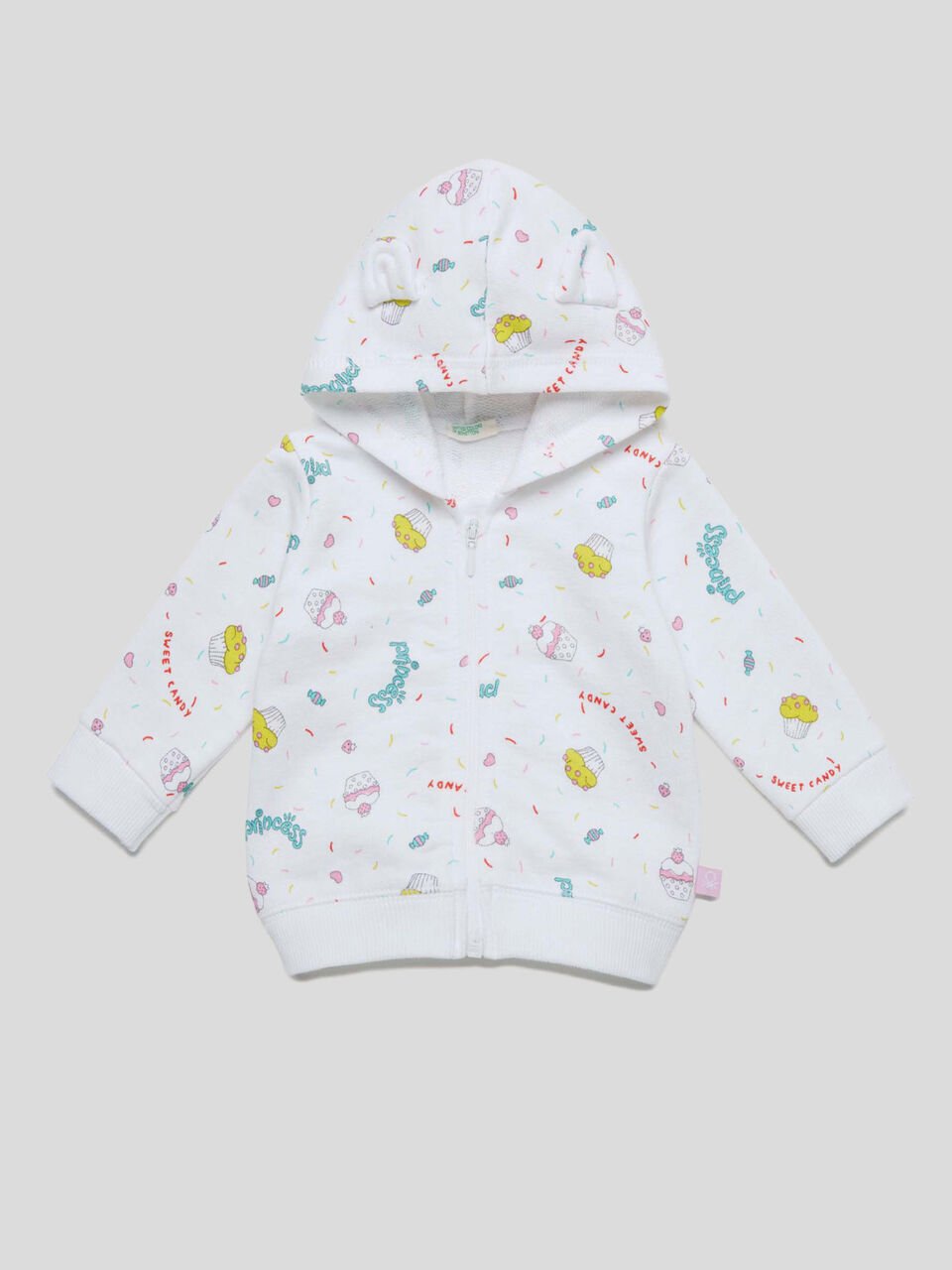 Hoodie with allover print image number 1