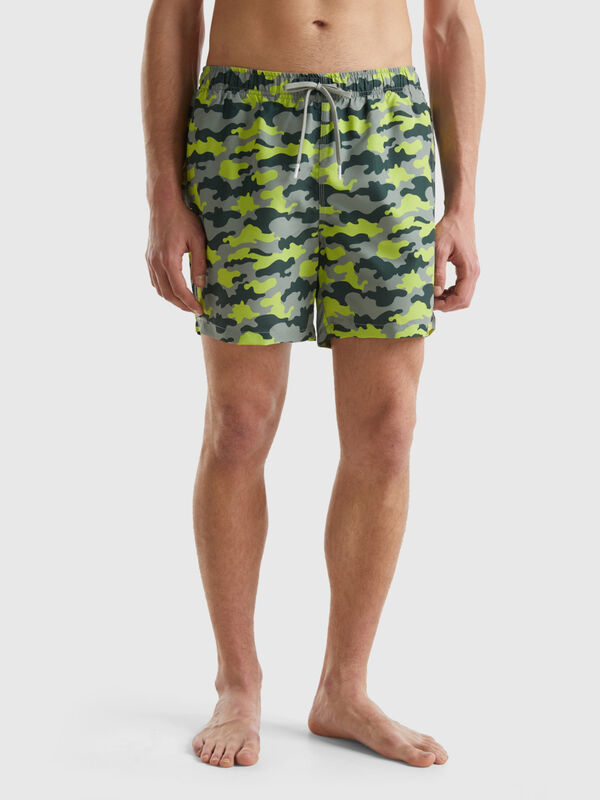 Camouflage swim trunks Men