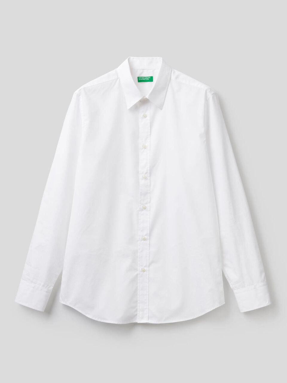 Slim fit shirt in print cotton Men image number 1
