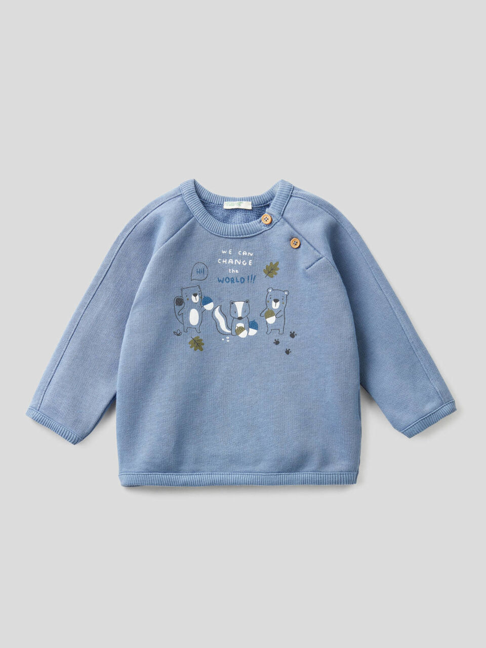 Sweatshirt in 100% organic cotton image number 1