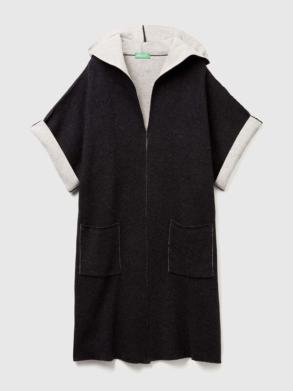 Reversible open coat Women