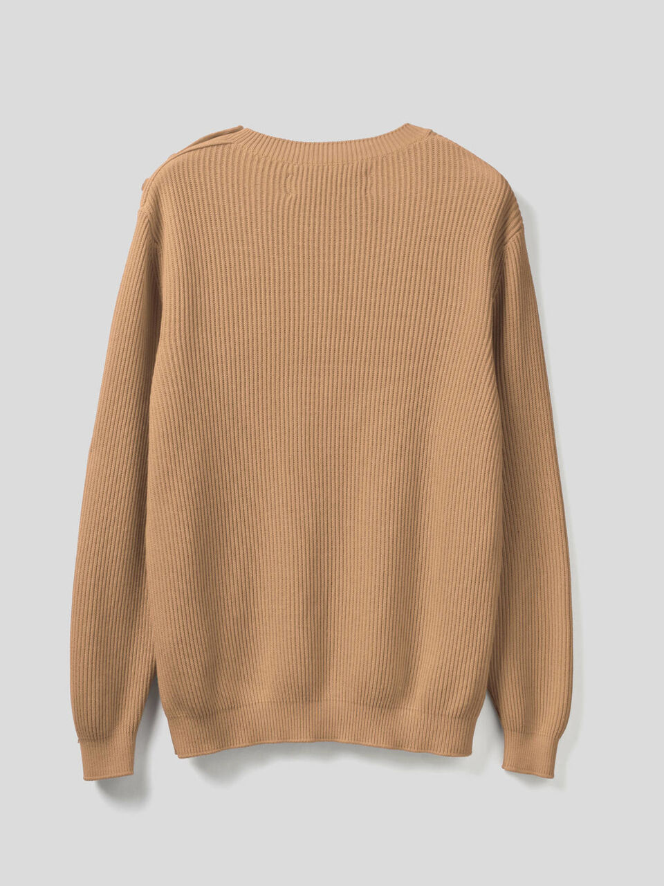 Sweater with buttons on the shoulders Men image number 2