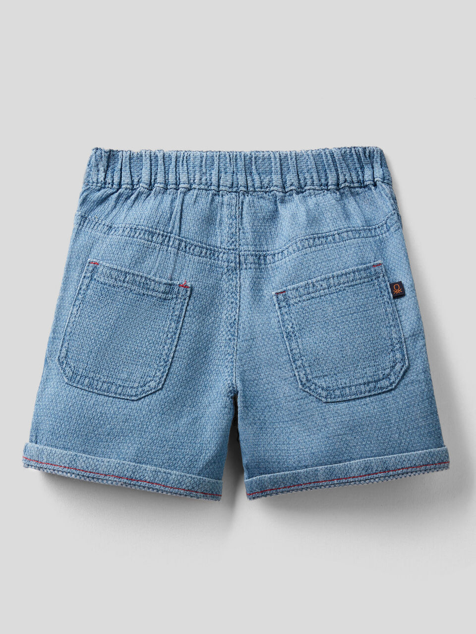 Lightweight denim bermudas image number 2
