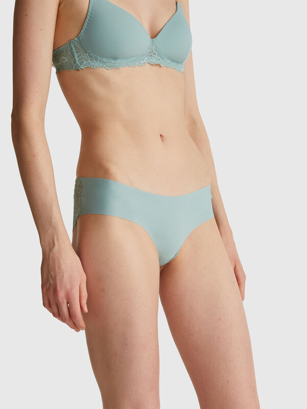 Stretch underwear with lace Women