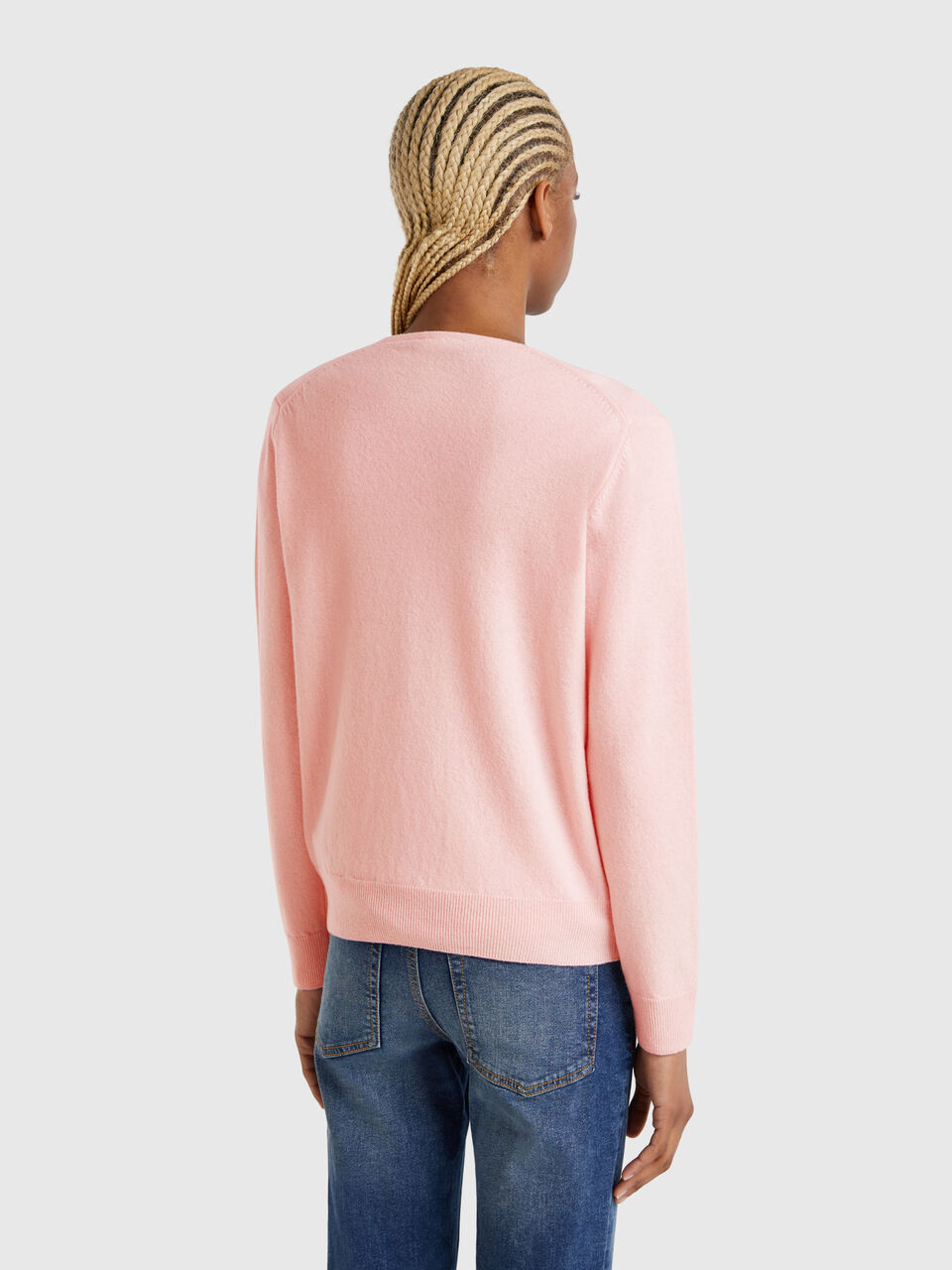 V NECK SWEATER L/S Women image number null