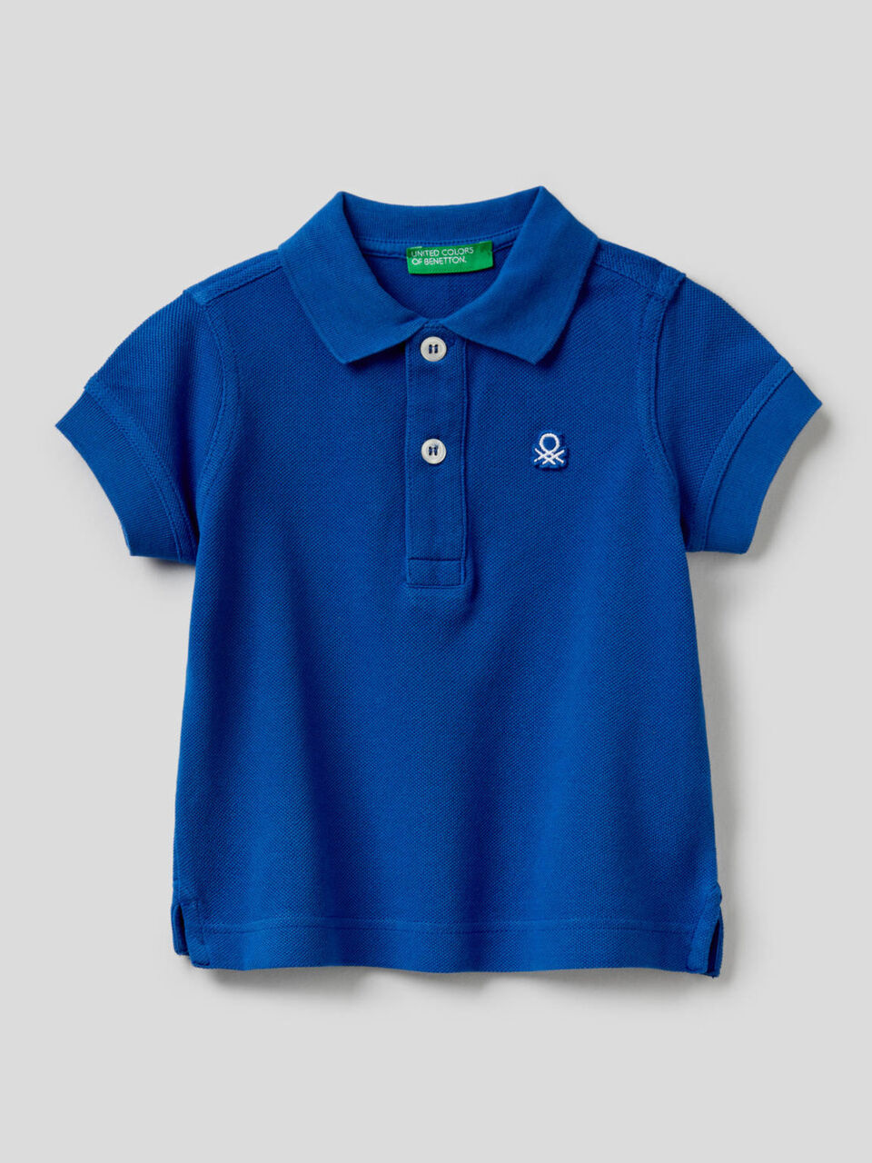 Polo in pure cotton pique image number 1