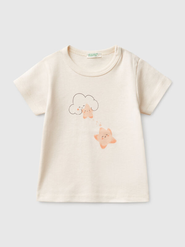 Short sleeve t-shirt in cotton New Born (0-18 months)