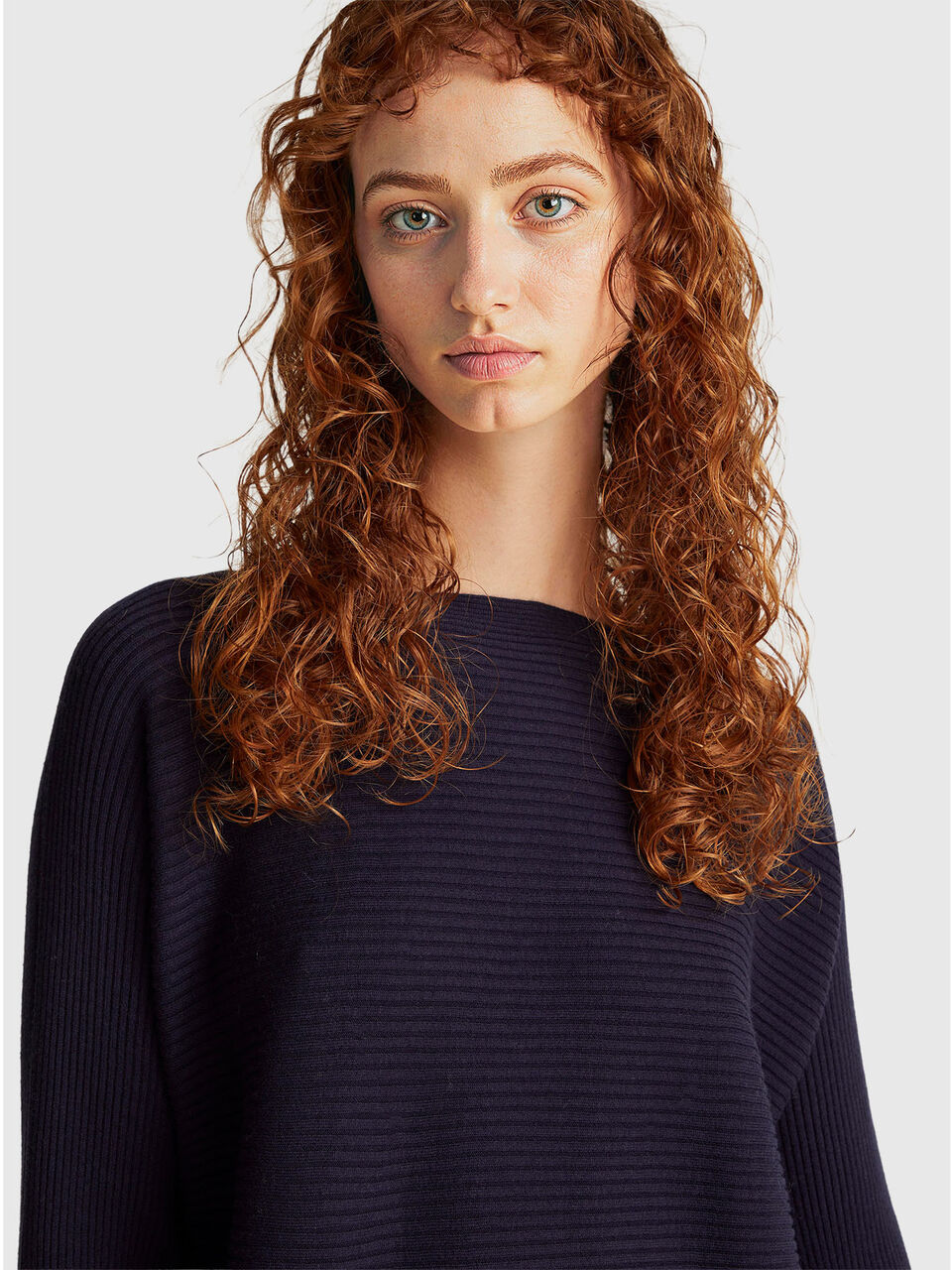 BOAT-NECK SWEAT.L/S Women image number null