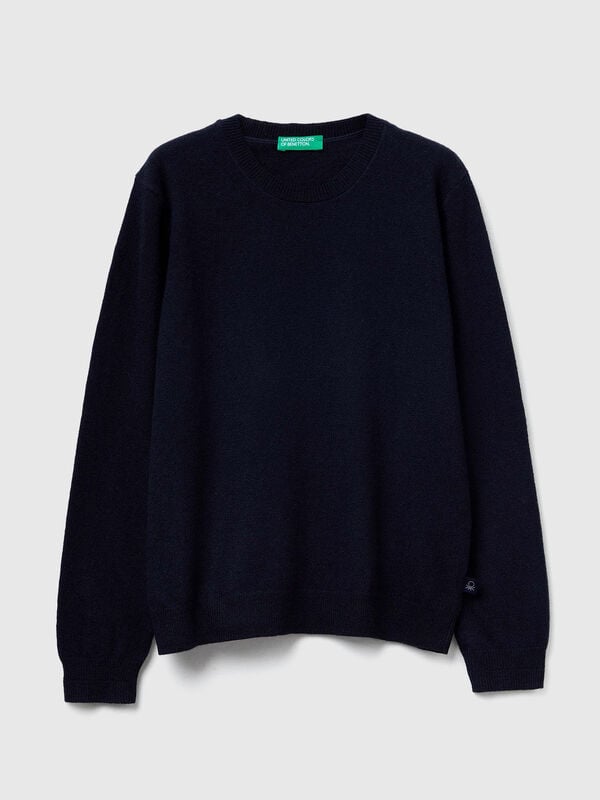 Sweater in wool and viscose blend Junior Boy