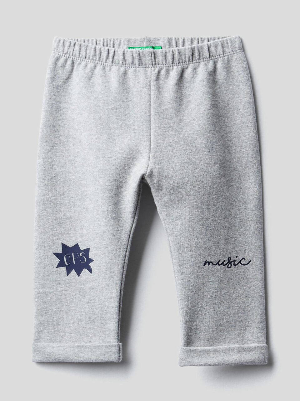 Leggings in stretch organic cotton image number 1