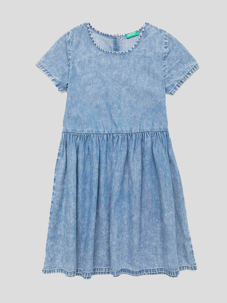 Dress with gathered skirt image number 1